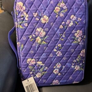 Vera Bradley Purple Tablet Organizer NWT